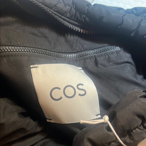 COS Black Hobo Bag with Braided Strap - Picture 3 of 5